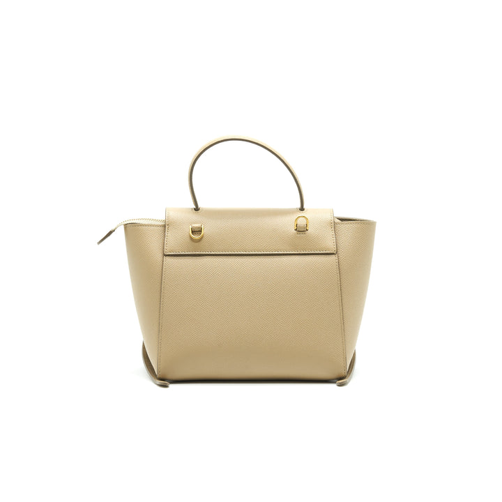 Celine Nano Belt Trained Calfskin Taupe