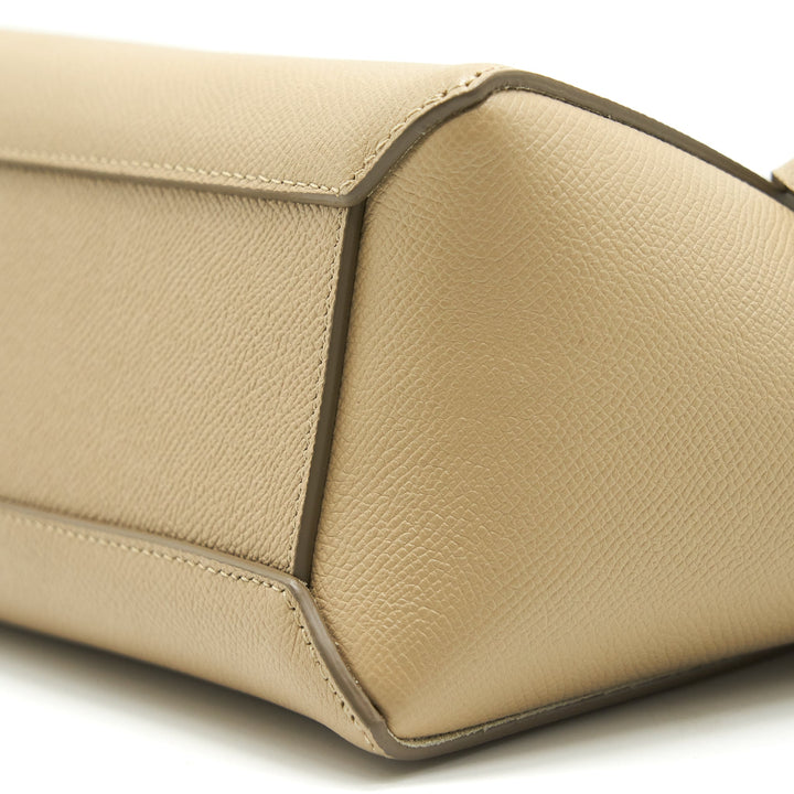 Top Quality Celine Nano Belt Trained Calfskin Taupe