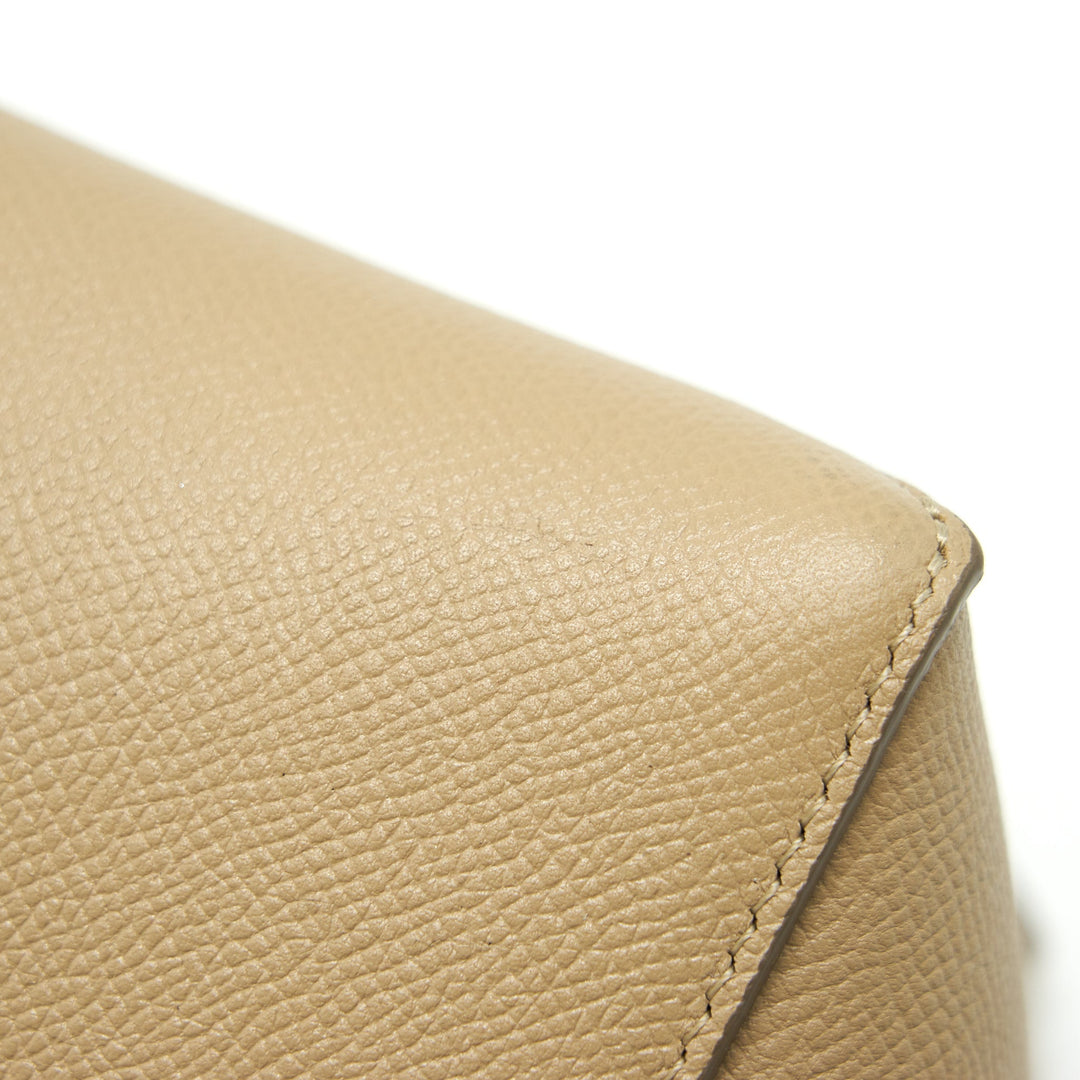 Celine Nano Belt Trained Calfskin Taupe
