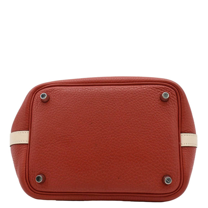 Top quality Hermes Picotin Lock 18 Taurillon Clemence Leather Hobo Bag Red