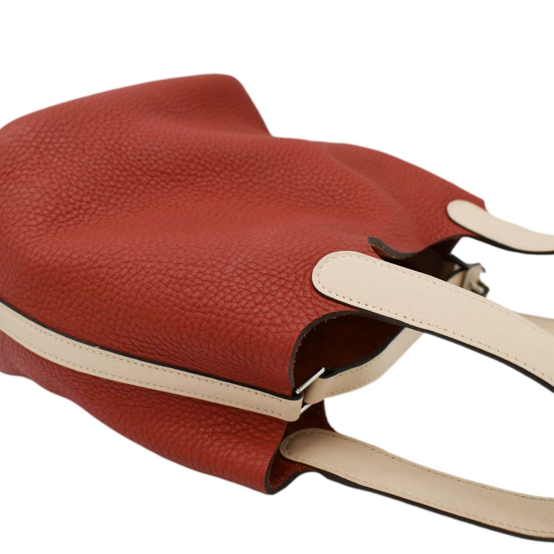Top quality Hermes Picotin Lock 18 Taurillon Clemence Leather Hobo Bag Red