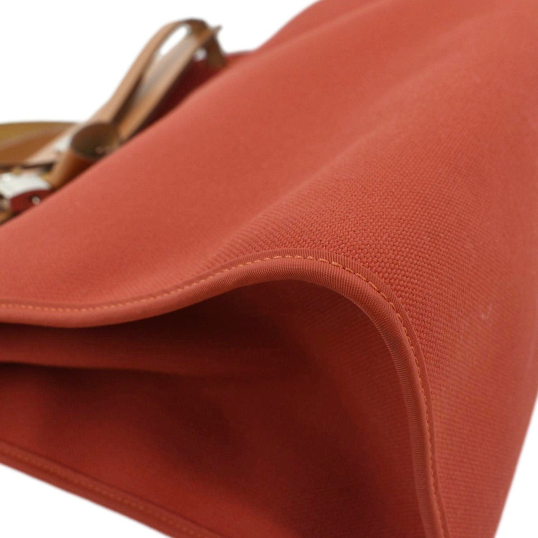 Top quality Hermes Herbag Canvas Tote Shoulder Bag Red