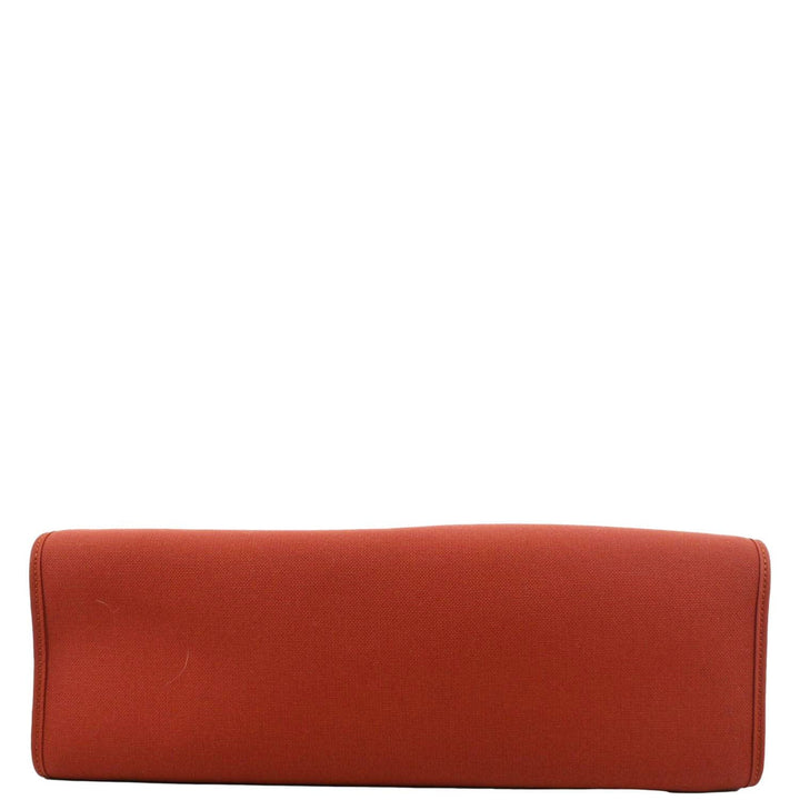 Top quality Hermes Herbag Canvas Tote Shoulder Bag Red