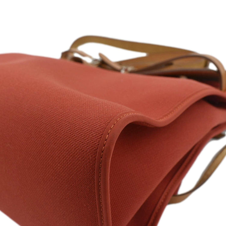 Top quality Hermes Herbag Canvas Tote Shoulder Bag Red