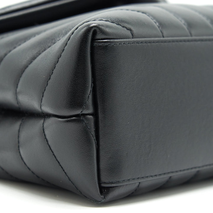 Saint Laurent Small Loulou Bag Black SHW