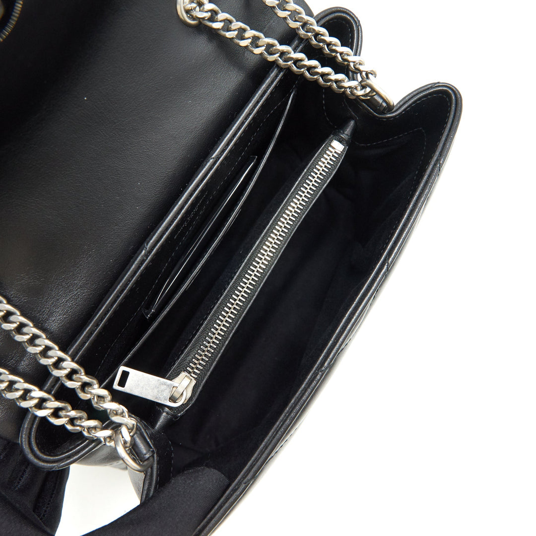 Saint Laurent Small Loulou Bag Black SHW
