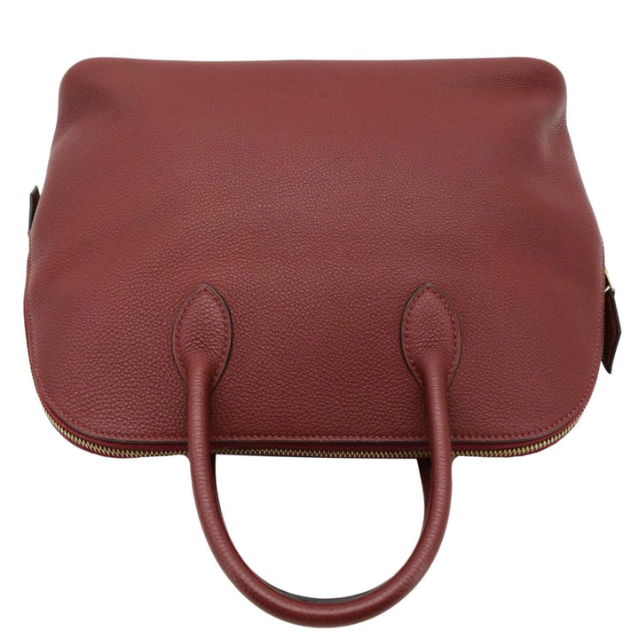 Top quality Hermes Bolide 30 Vintage Taurillon Leather Satchel Bag Maroon