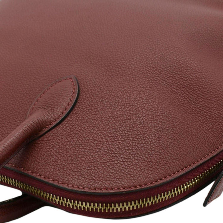 Top quality Hermes Bolide 30 Vintage Taurillon Leather Satchel Bag Maroon