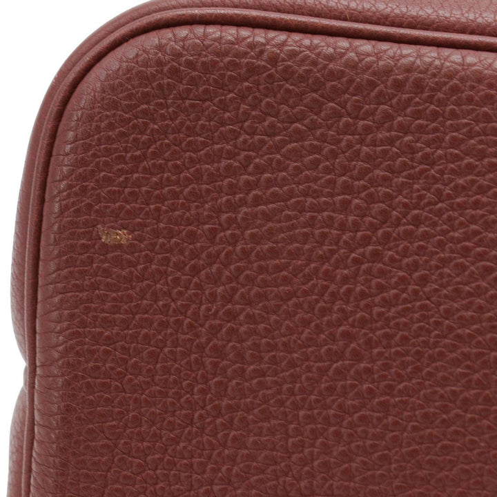Top quality Hermes Bolide 30 Vintage Taurillon Leather Satchel Bag Maroon