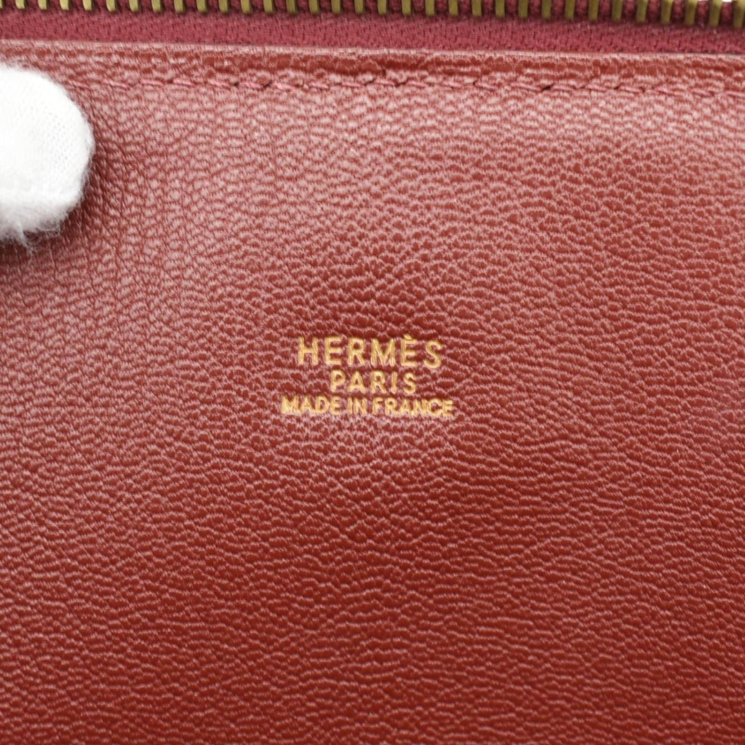 Top quality Hermes Bolide 30 Vintage Taurillon Leather Satchel Bag Maroon