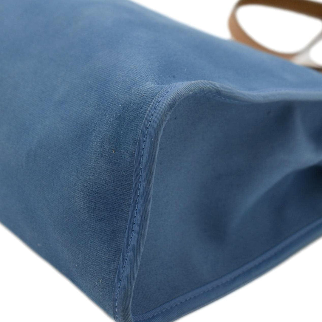 Top quality Hermes Herbag Zip Retourne 31 Canvas Tote Shoulder Bag Blue