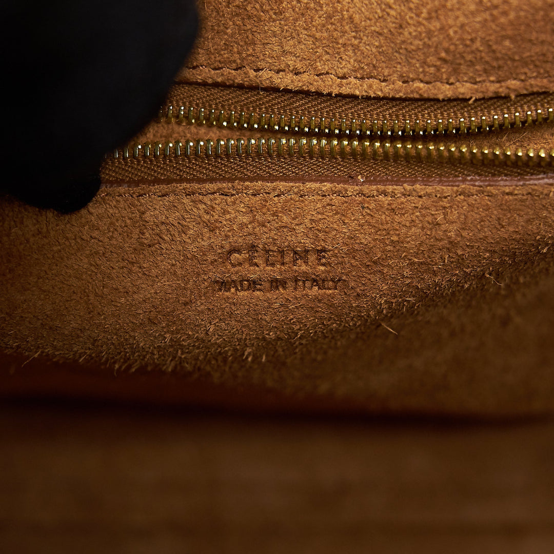 Celine Sangle Bucket Bag brown