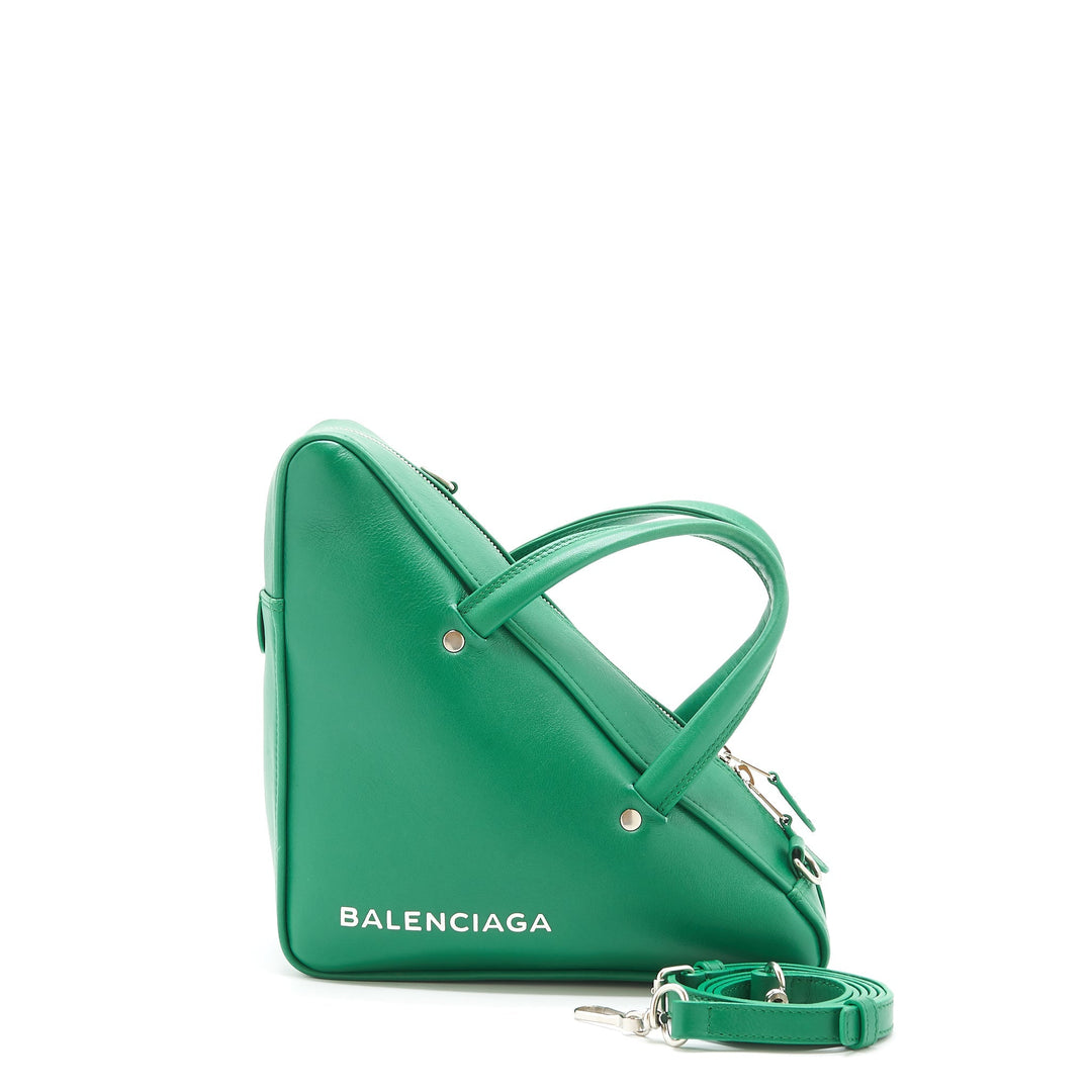 Top Quality Balenciaga Triangle Duffle Bag Green