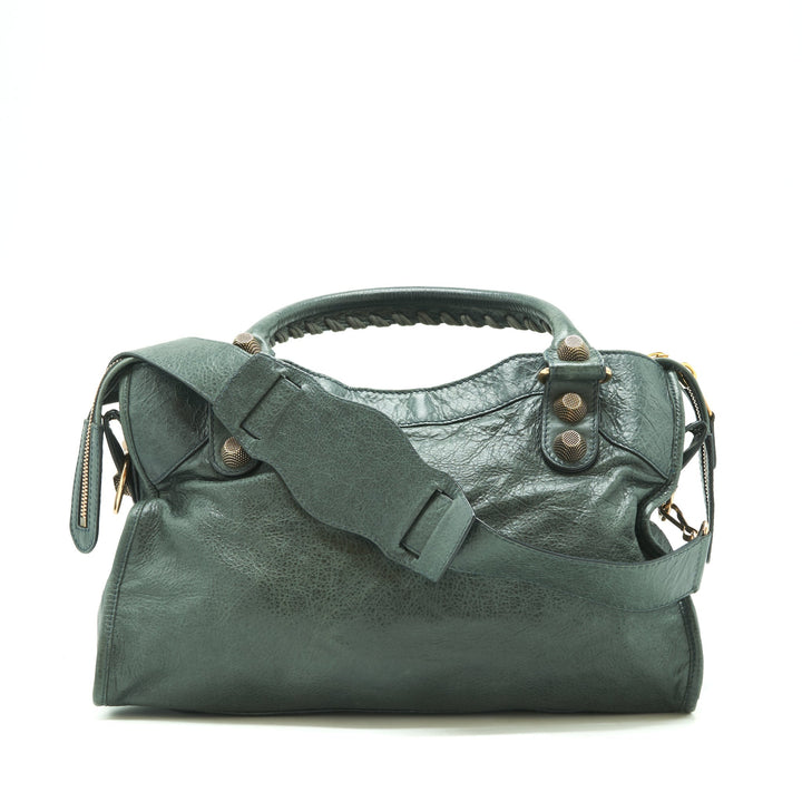 Top Quality Balenciaga Tote Bag Dark Grey with Giant stud hardware