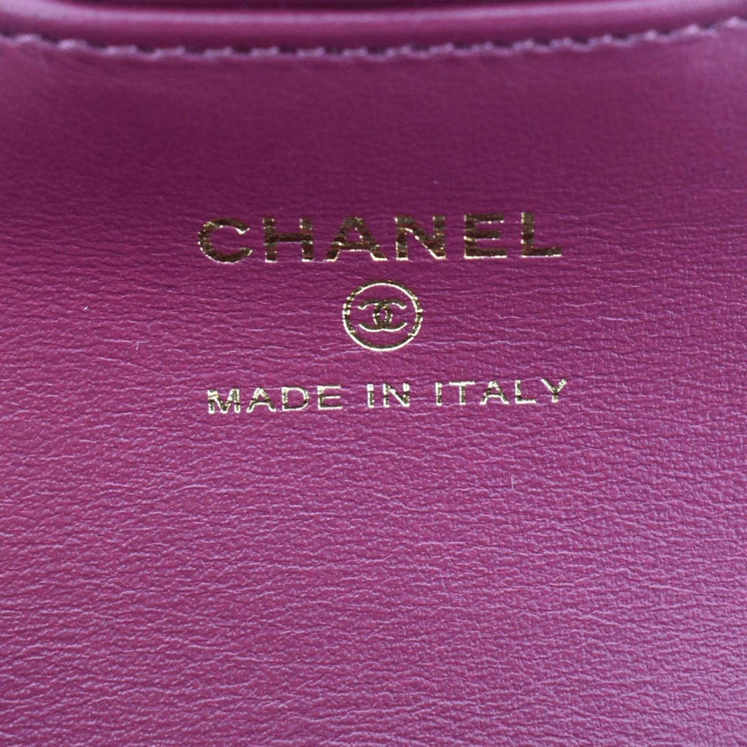 Top Quality Chanel Camellia Velvet Chain Vanity Bag Pink