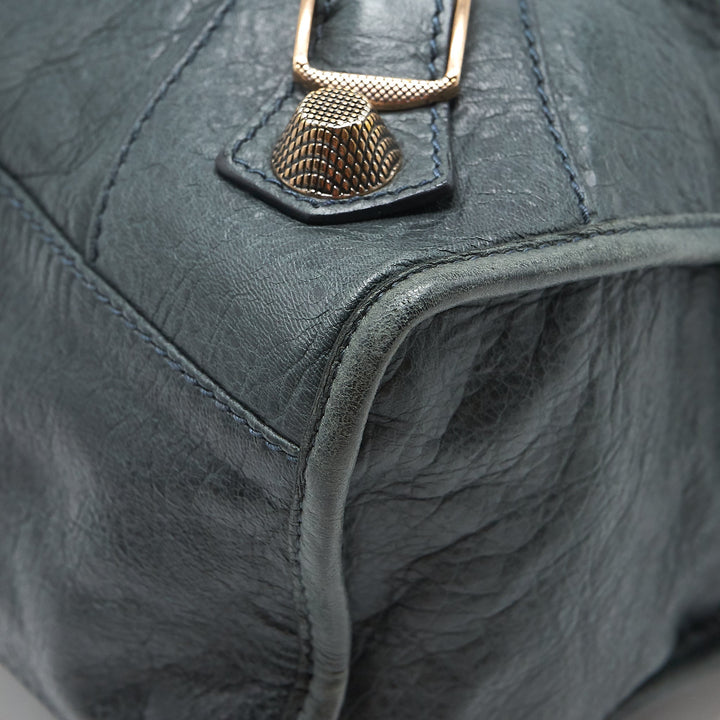 Top Quality Balenciaga Tote Bag Dark Grey with Giant stud hardware