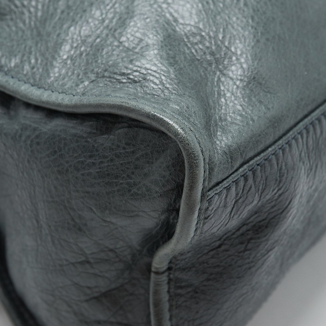 Top Quality Balenciaga Tote Bag Dark Grey with Giant stud hardware