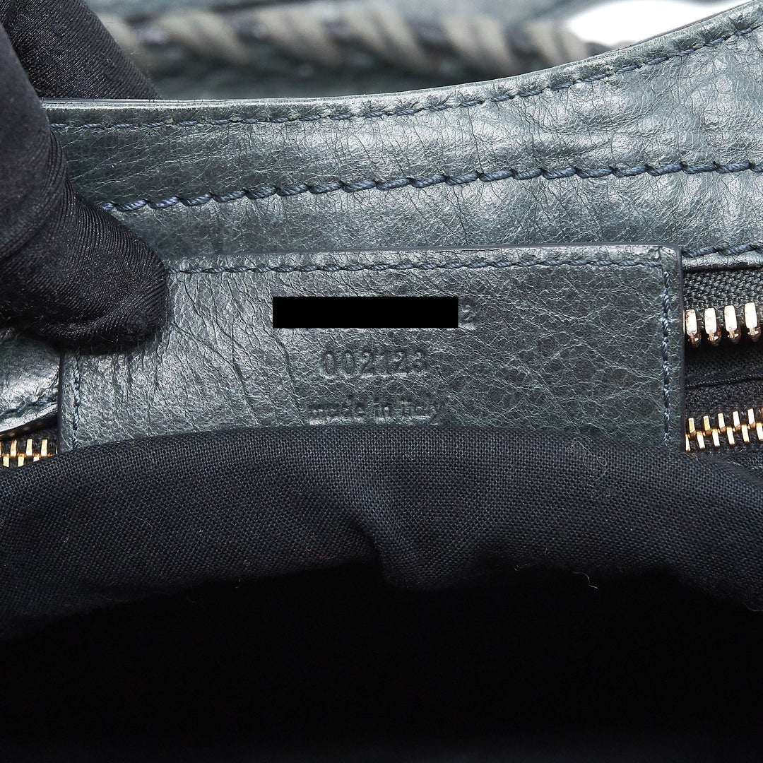 Top Quality Balenciaga Tote Bag Dark Grey with Giant stud hardware