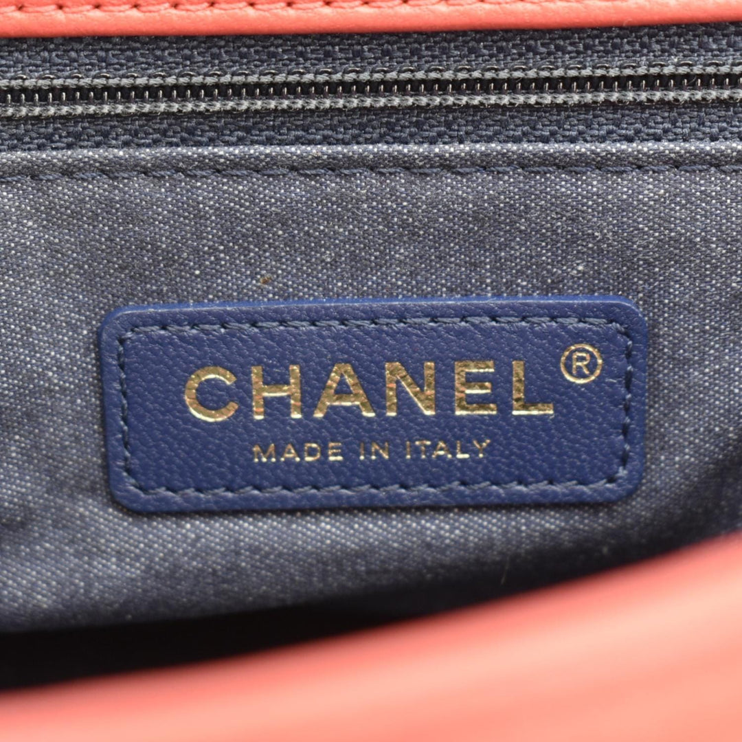 Top Quality Chanel Resin Chain Flap Lambskin Quilted Leather Shoulder Bag Red