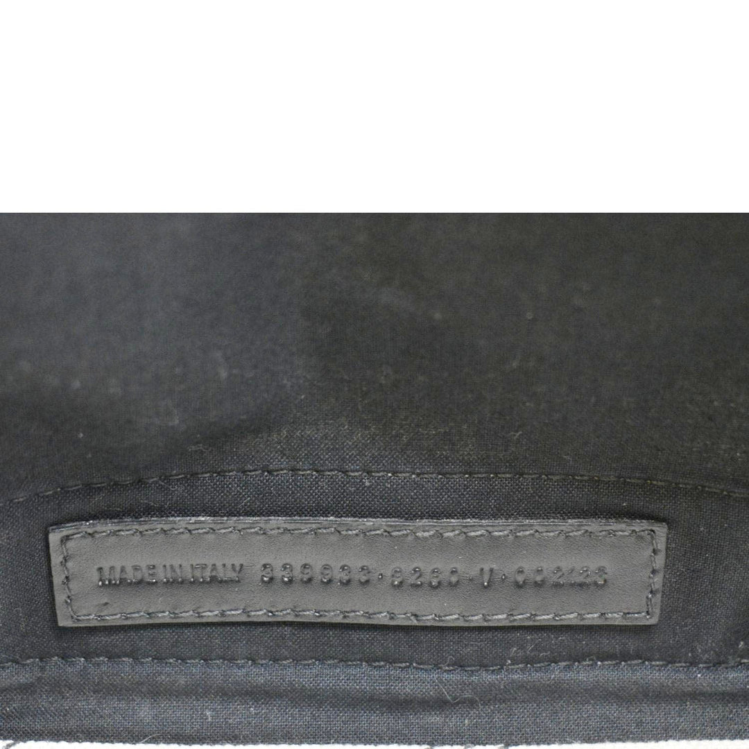 Top Quality Balenciaga  Logo S Navy Cabas Canvas Hobo Bag White