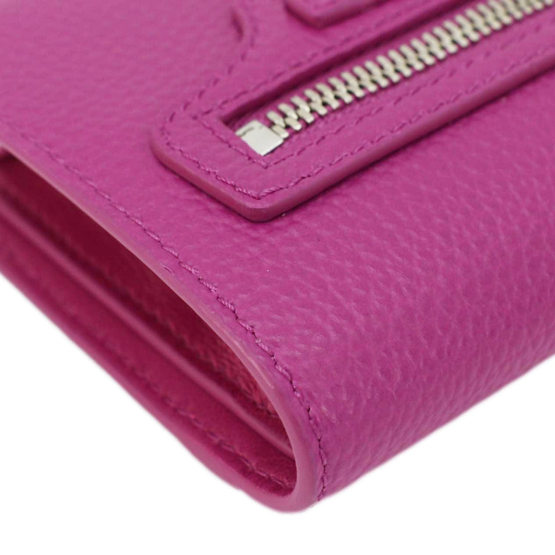 Top Quality Balenciaga Neo Classic Mini Leather Wallet Pink
