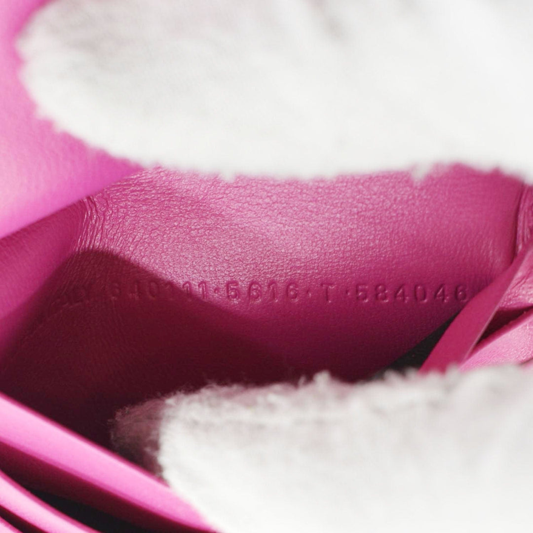 Top Quality Balenciaga Neo Classic Mini Leather Wallet Pink