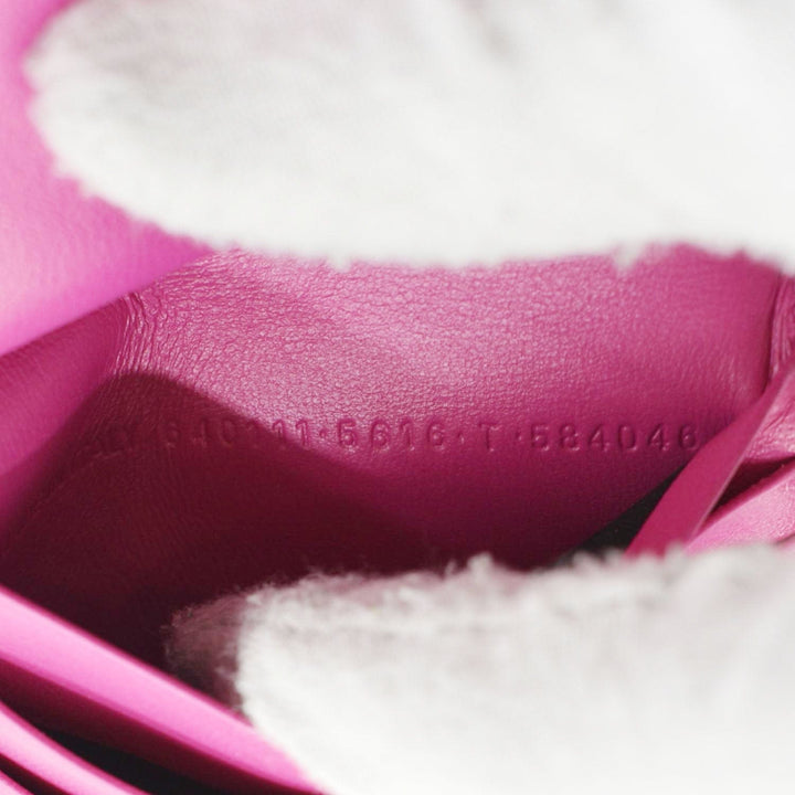 Top Quality Balenciaga Neo Classic Mini Leather Wallet Pink