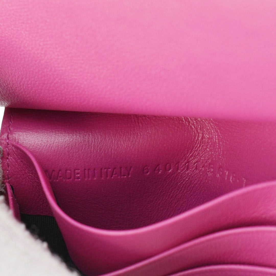Top Quality Balenciaga Neo Classic Mini Leather Wallet Pink