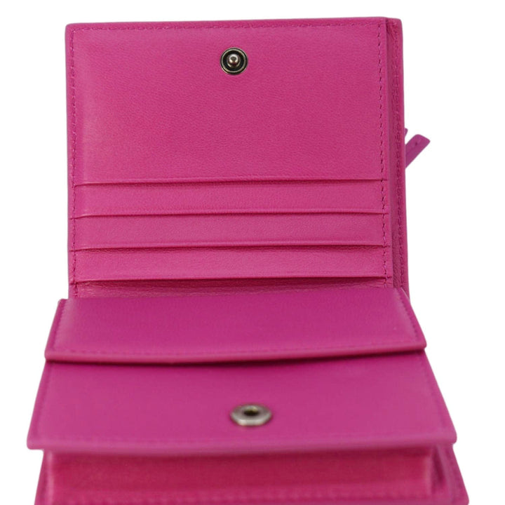 Top Quality Balenciaga Neo Classic Mini Leather Wallet Pink