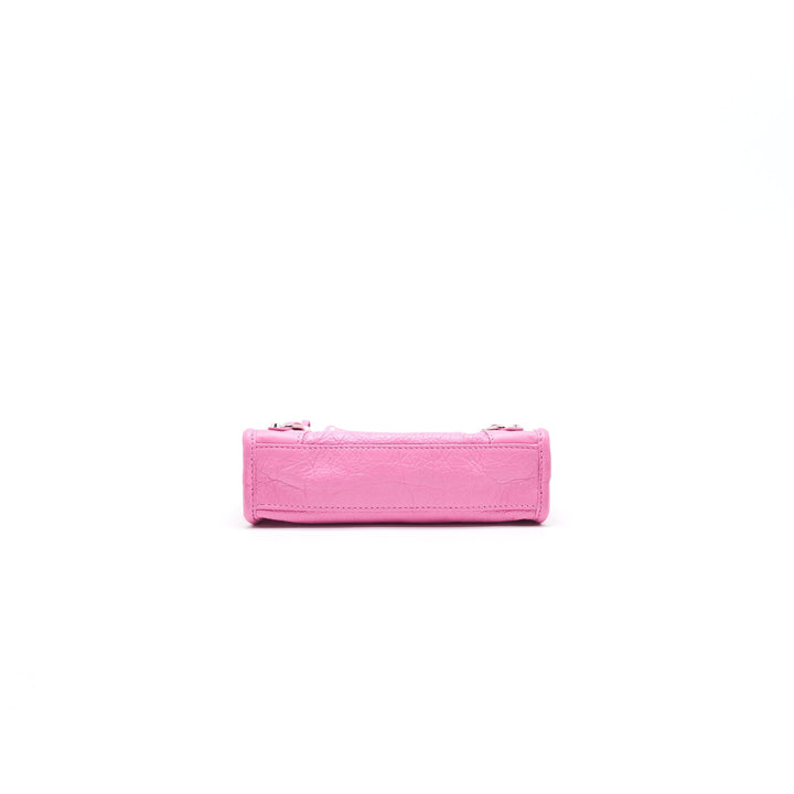 Top Quality Balenciaga Pink Classic Nano City Bag