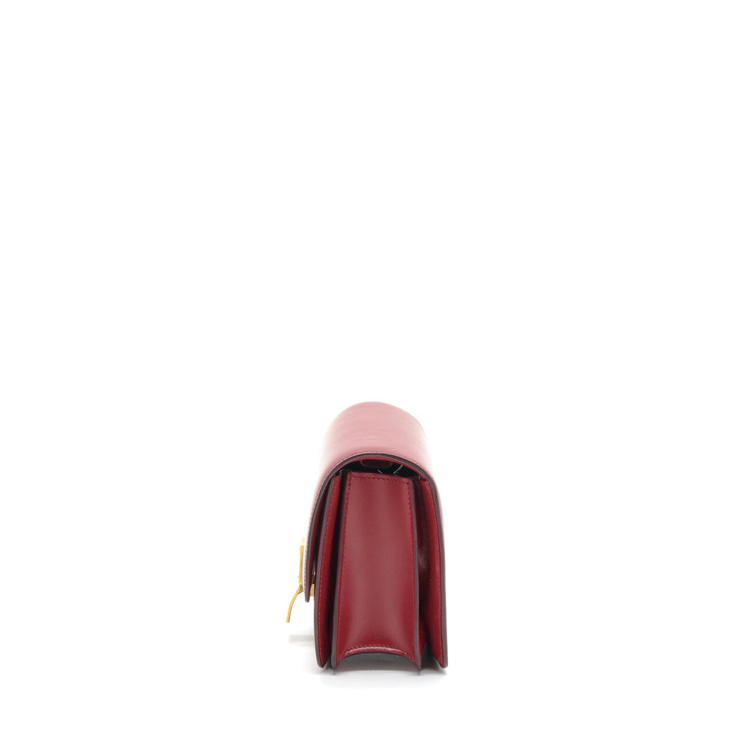 Celine Small Classic Bag In Box Calfskin Red