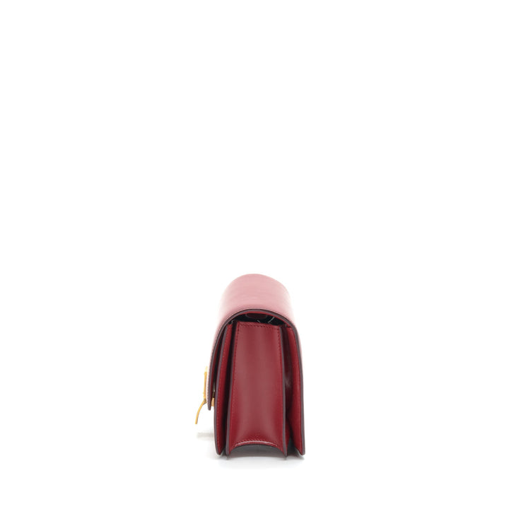 Top Quality Celine Small Classic Bag In Box Calfskin Red