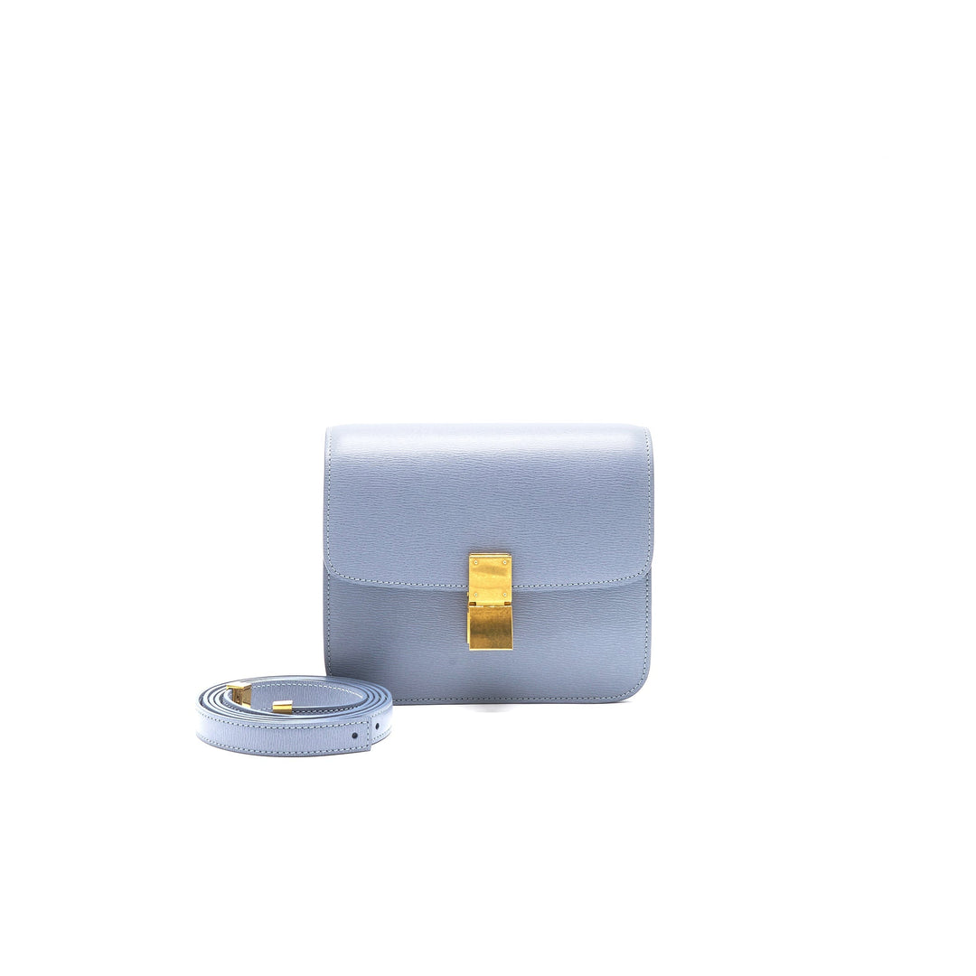 Top Quality Celine Teen Classic Bag in Calfskin Liege Arctic Blue