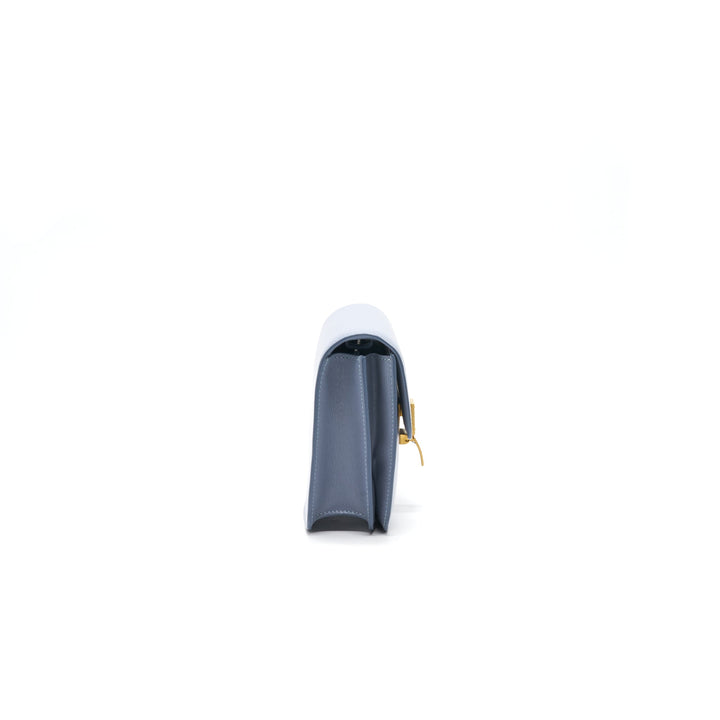 Top Quality Celine Teen Classic Bag in Calfskin Liege Arctic Blue
