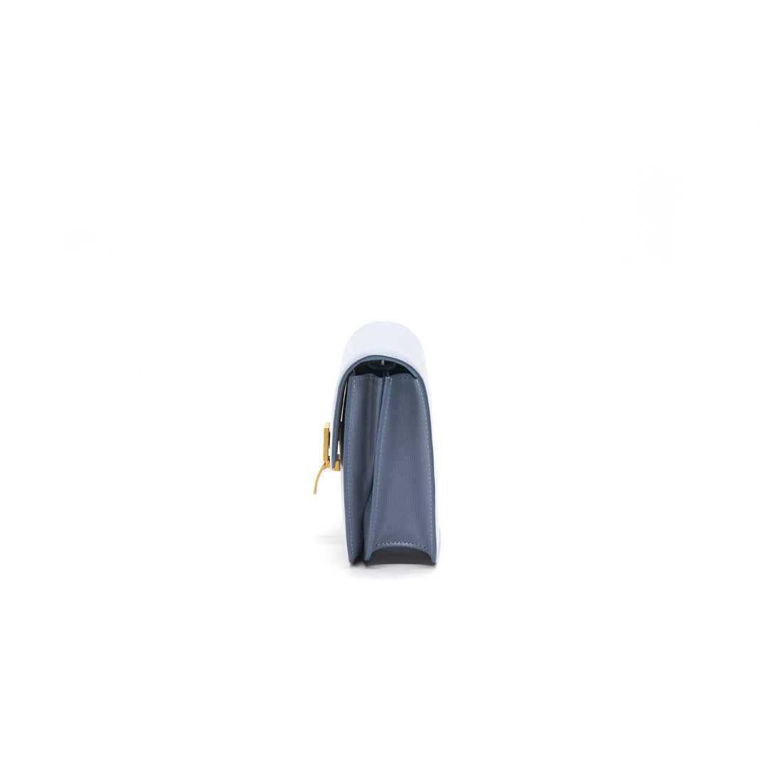 Top Quality Celine Teen Classic Bag in Calfskin Liege Arctic Blue