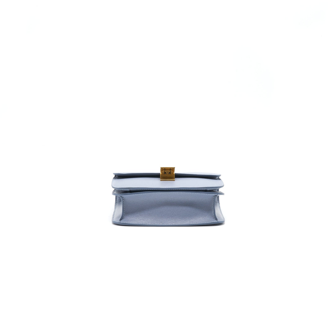 Top Quality Celine Teen Classic Bag in Calfskin Liege Arctic Blue