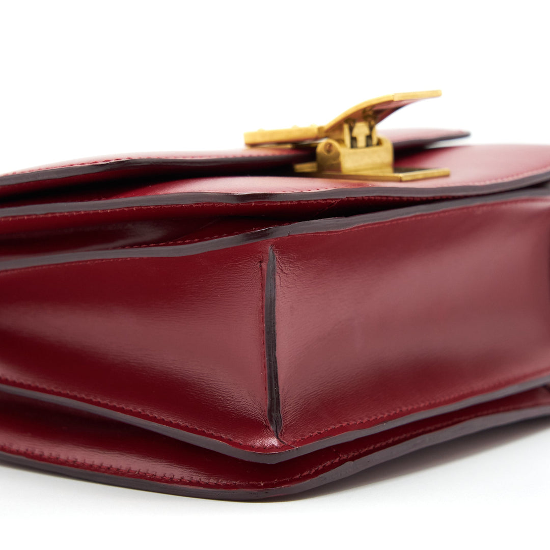 Celine Small Classic Bag In Box Calfskin Red