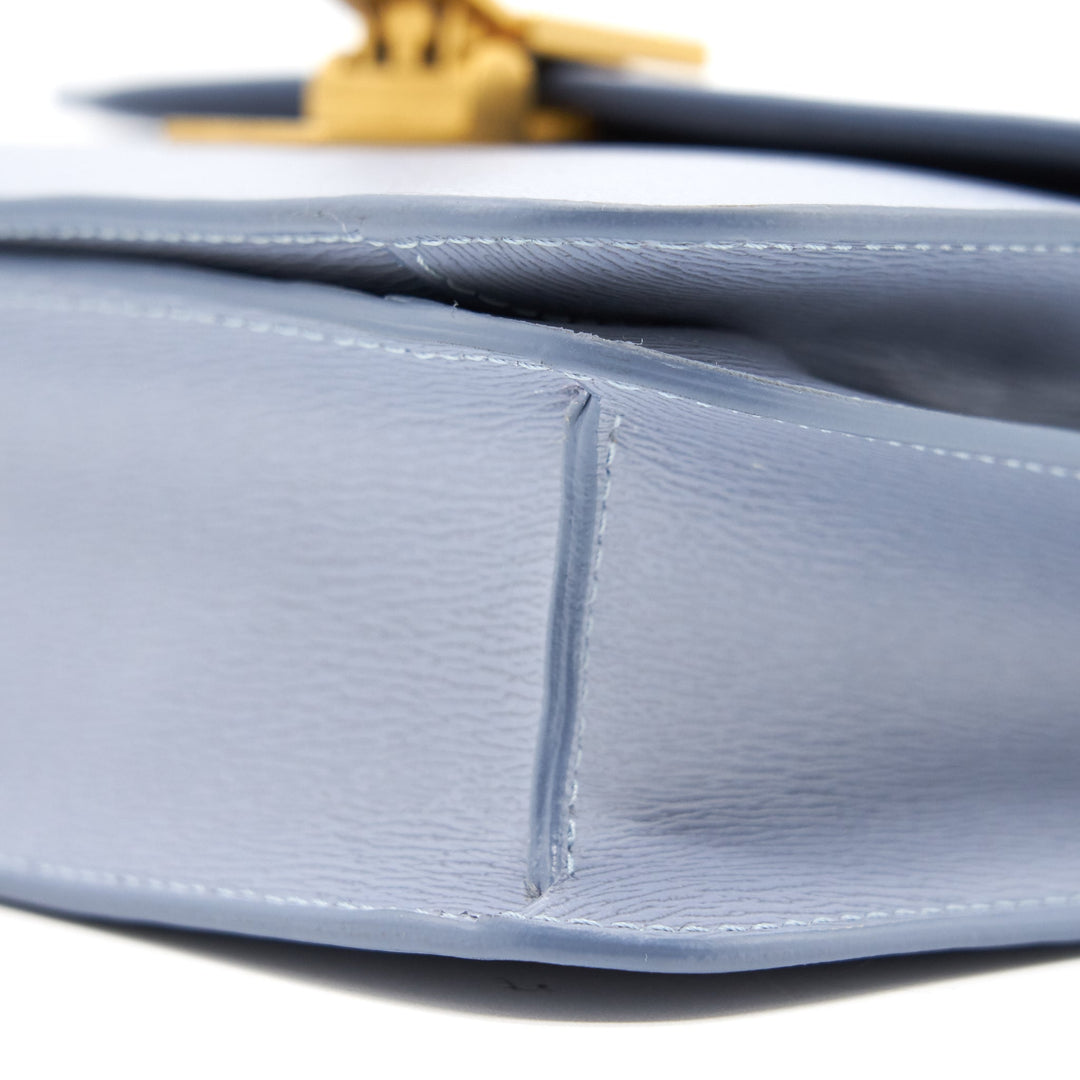 Top Quality Celine Teen Classic Bag in Calfskin Liege Arctic Blue