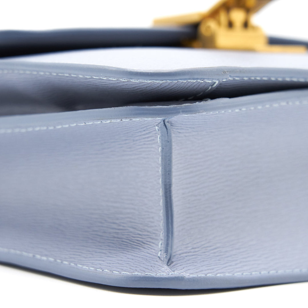 Top Quality Celine Teen Classic Bag in Calfskin Liege Arctic Blue