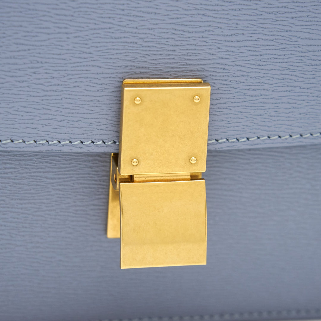 Top Quality Celine Teen Classic Bag in Calfskin Liege Arctic Blue