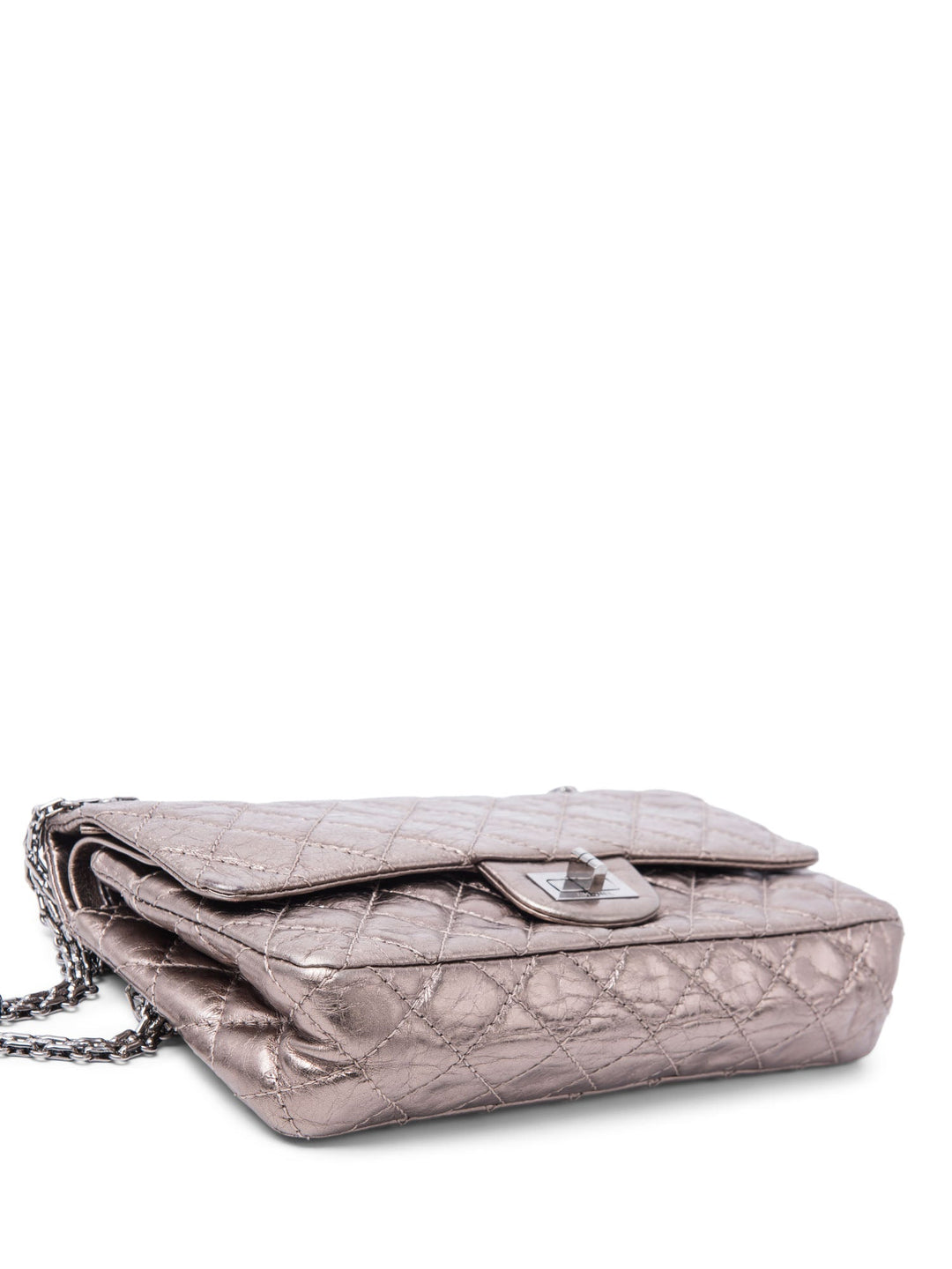 Top Quality Chanel 2.55 Leather Reissue Medium Double Flap Bag Taupe