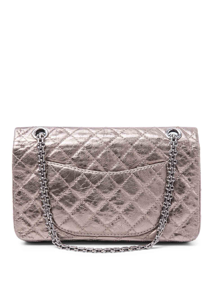Top Quality Chanel 2.55 Leather Reissue Medium Double Flap Bag Taupe