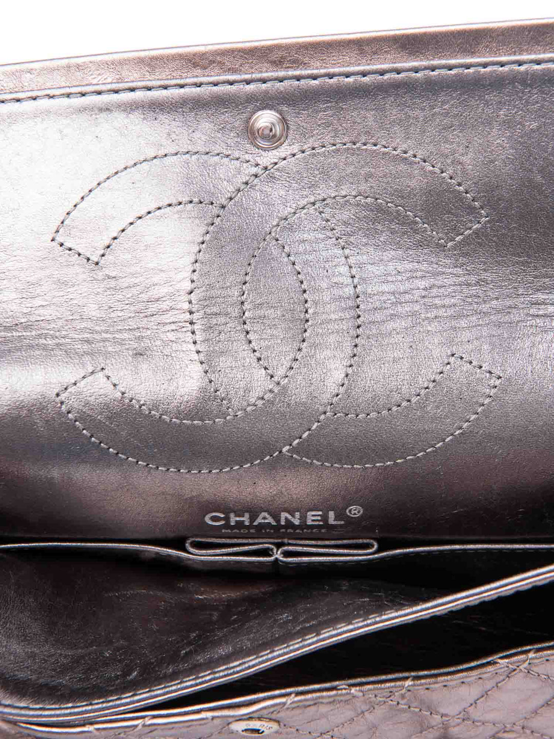 Top Quality Chanel 2.55 Leather Reissue Medium Double Flap Bag Taupe