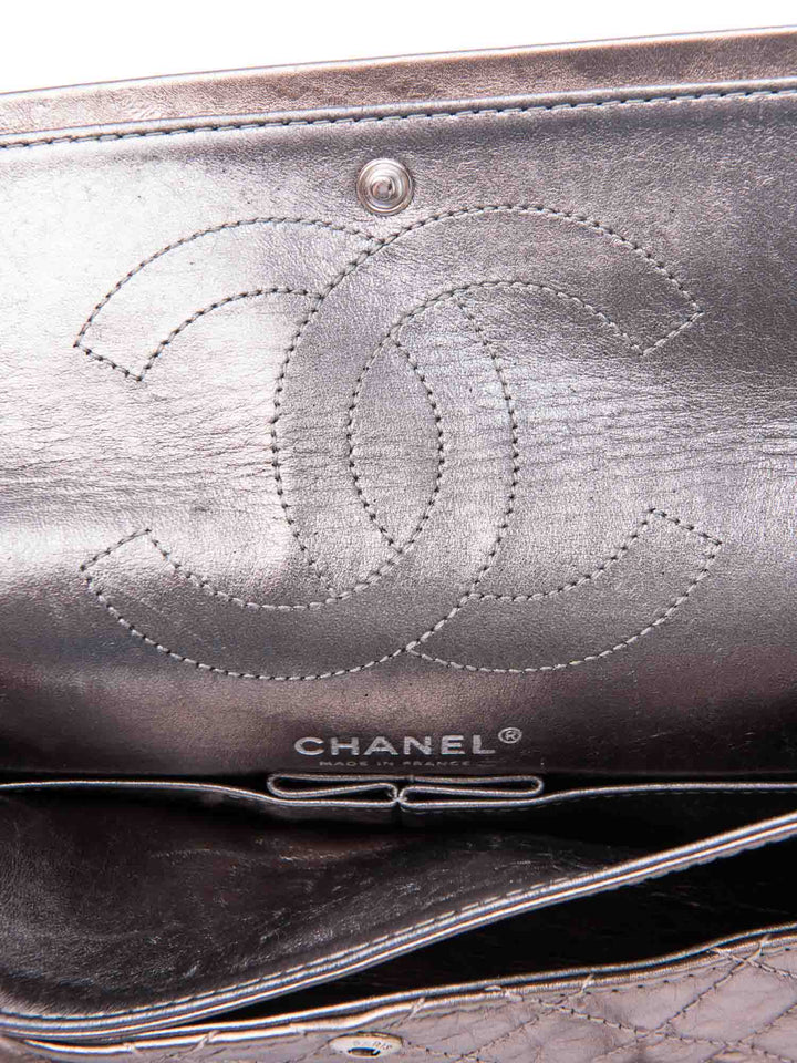 Top Quality Chanel 2.55 Leather Reissue Medium Double Flap Bag Taupe
