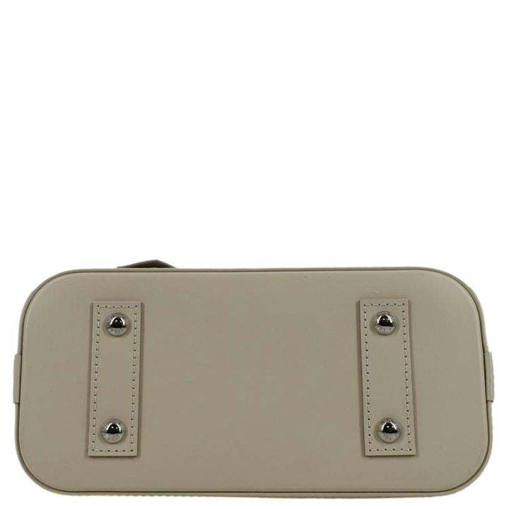 LOUIS VUITTON Alma BB Jacquard Epi Leather Crossbody Bag Cream