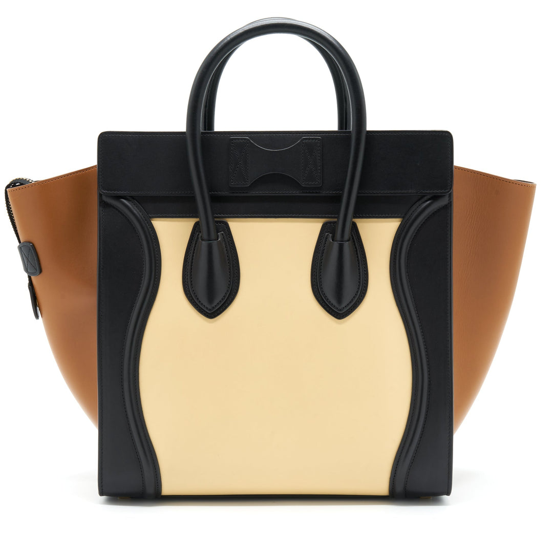 Top Quality Celine Mini Luggage Bag Calfskin Multicoloured