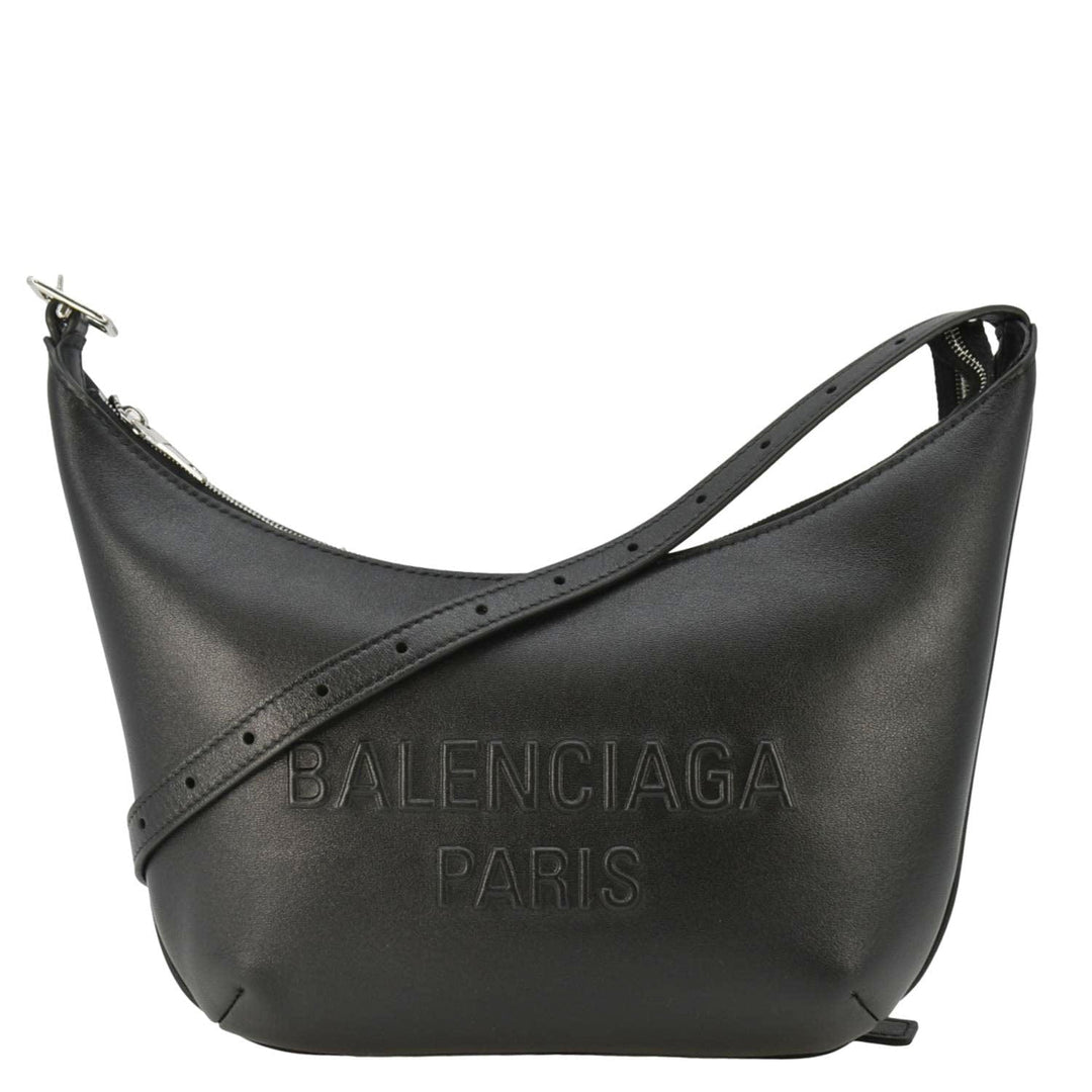 Top Quality Balenciaga Mary Kate Leather Shoulder Bag Black