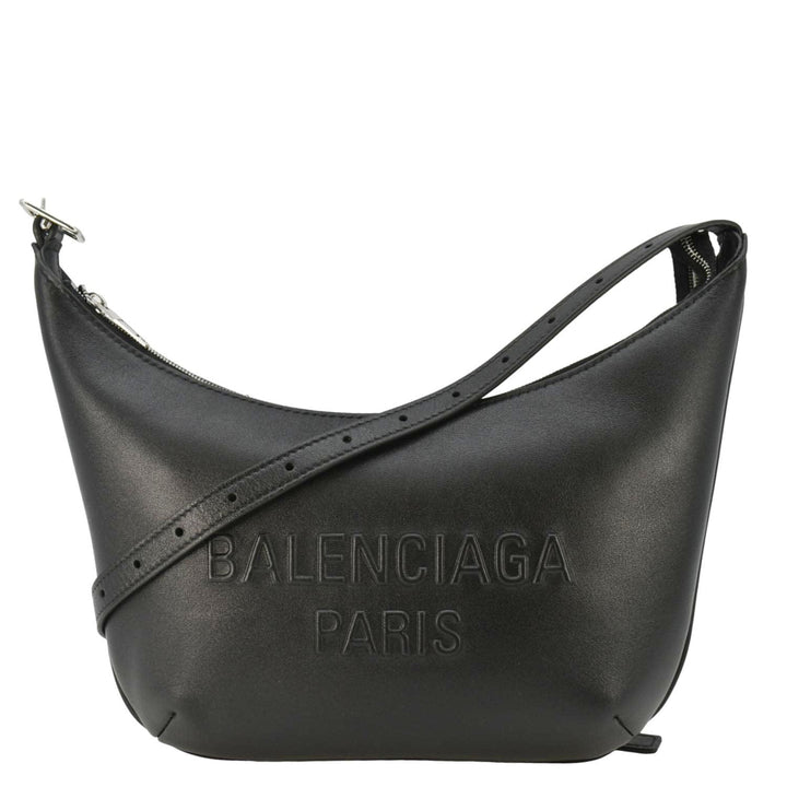 Top Quality Balenciaga Mary Kate Leather Shoulder Bag Black