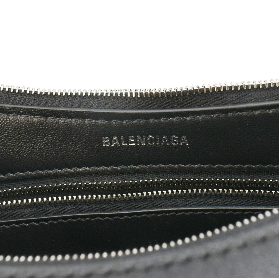 Top Quality Balenciaga Mary Kate Leather Shoulder Bag Black