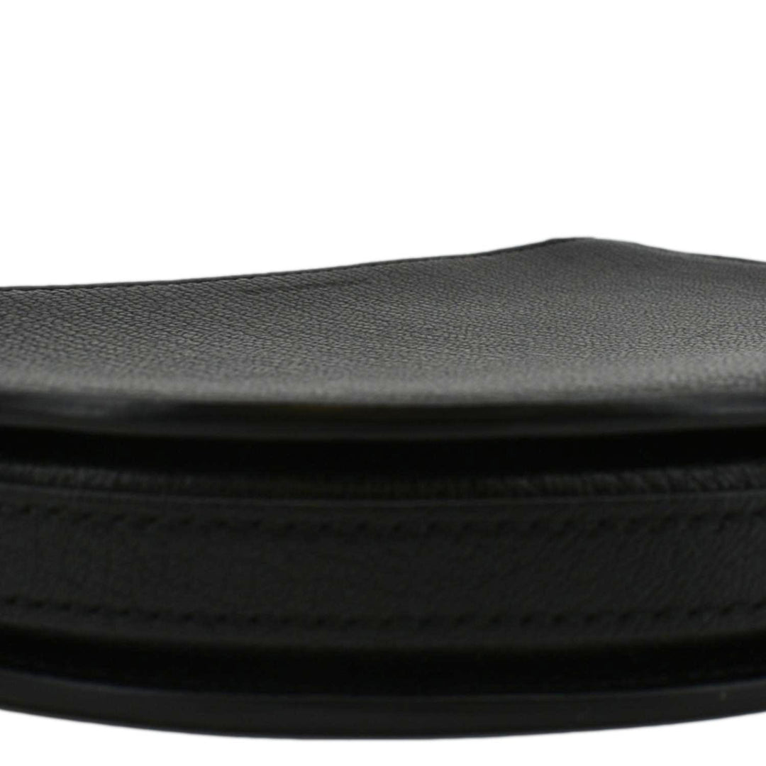 Burberry Pecan Small Leather Shoulder Bag Black
